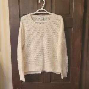 Forever 21 Cream Knit Sweater